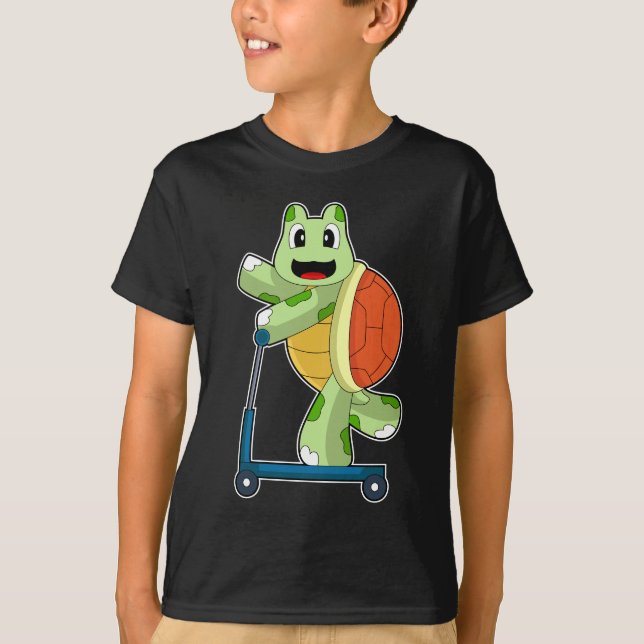 Camiseta Patinete de tartaruga (Frente)