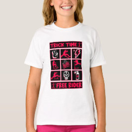 Camiseta Patinete de truques de estilo livre