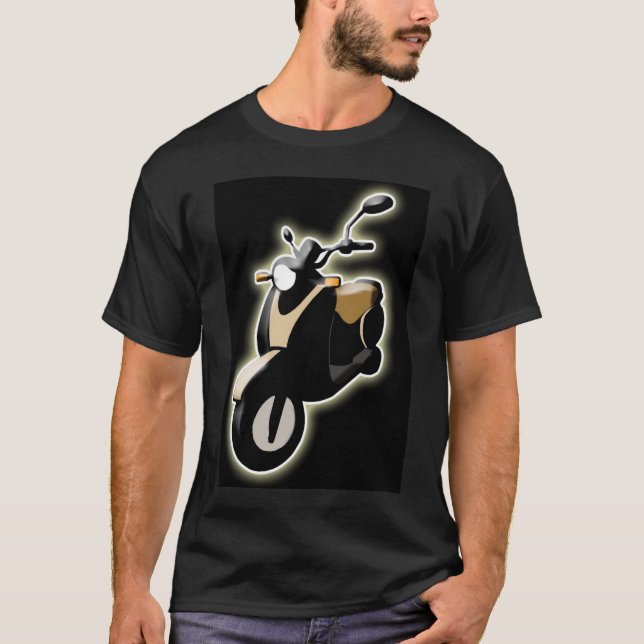 Camiseta Patinete do vetor (Frente)