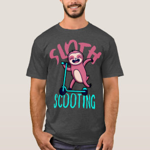 Camiseta Patinete Engraçado de Movimentação de Kawaii Kawai