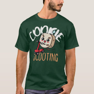 Camiseta Patinete Engraçado Escoteiro Kawaii Cookie