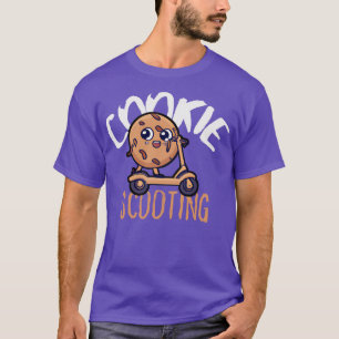 Camiseta Patinete Engraçado Escoteiro Kawaii Cookie