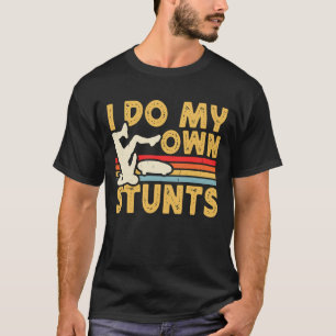 Camiseta Patinete engraçado Eu faço meus próprios truques