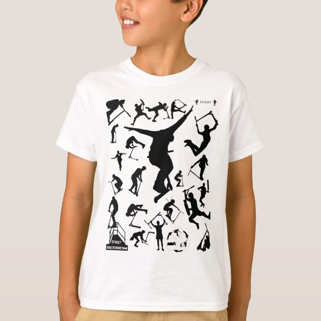 Camiseta patinete estilo livre - TODAS AS ESTRELAS (Frente)