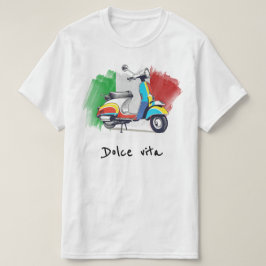 Camiseta Patinete italiano, doce vida, dolce vita