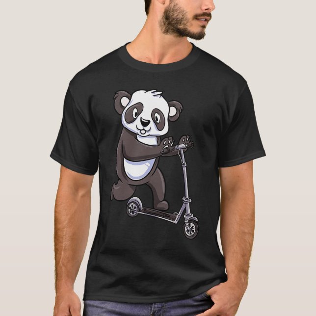 Camiseta Patinete Panda (Frente)