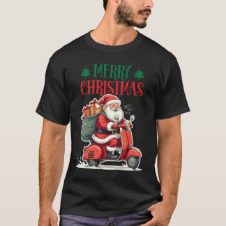 Camiseta Patinete papai noel | Feliz Natal |