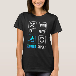 Camiseta Patinete Urbano E Patinete Eletrônico Para Empurra