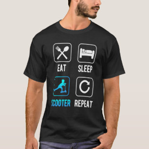 Camiseta Patinete Urbano E Patinete Eletrônico Para Empurra