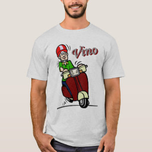 Camiseta Patinete Vino