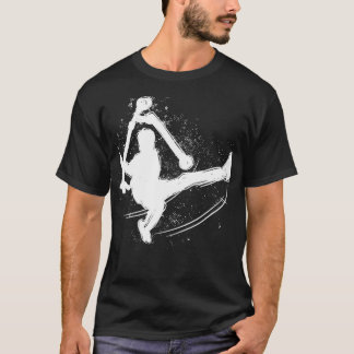 Camiseta Patinetes de skater de patinete de dublê crianças