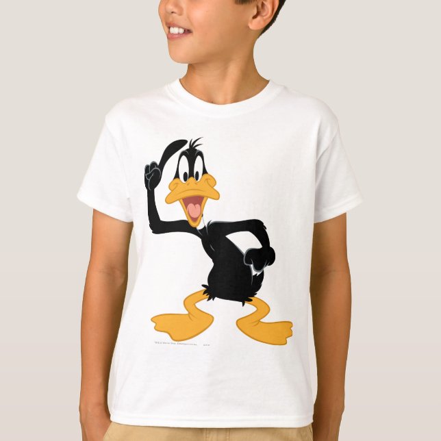 Camiseta PATINHO DAFFY™ Com uma Grande Ideia (Frente)