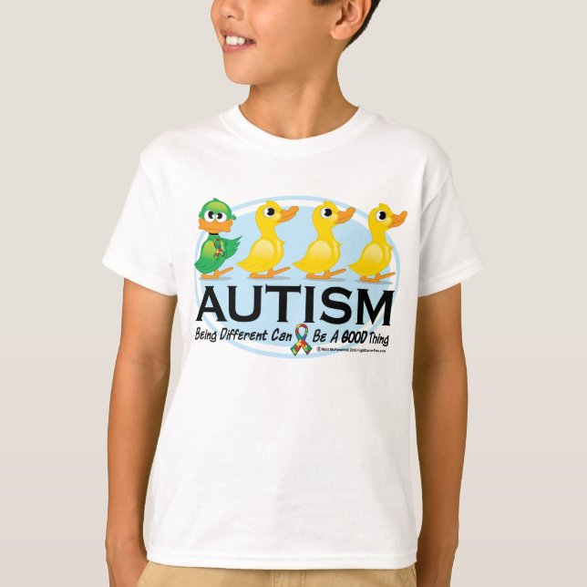 Camiseta Patinho feio do autismo (Frente)