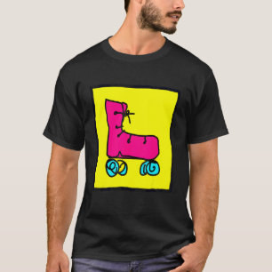 Camiseta Patins Coloridos Divertidos
