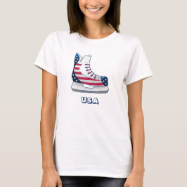 Camiseta Patins de hóquei dos EUA