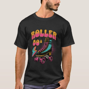 Camiseta Patins de Rolamento dos Anos 80 Patins de Rolament