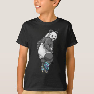Camiseta Patins inline de patinação sobre rodas Panda