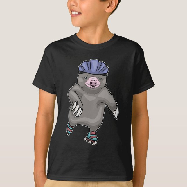 Camiseta Patins inline Patins de patinação (Frente)