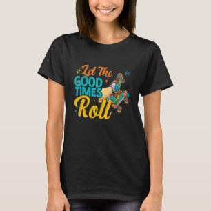 Camiseta Patins Retrô Anos 80 Derby Roller Skating para T