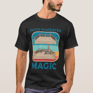 Camiseta Pátio Reformado Magia Ao Ar Livre Homens Mulheres