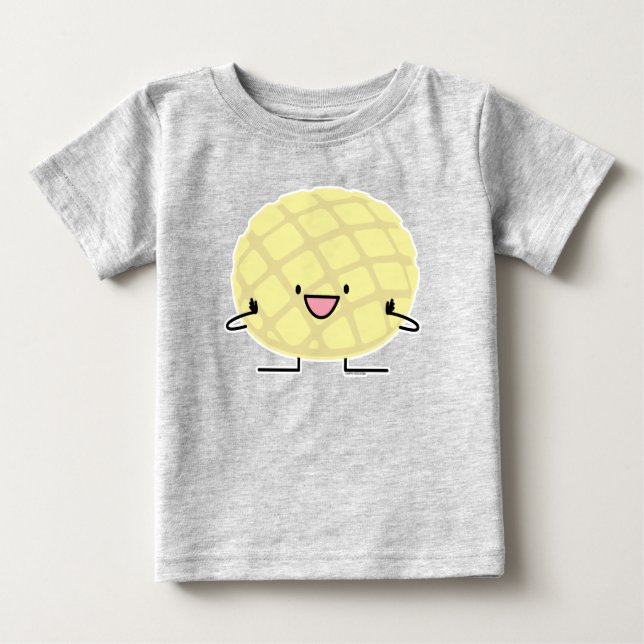 Camiseta Patisserie doce do pão do concha japonês da (Frente)
