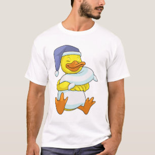 Camiseta Pato a dormir com o Nightcap