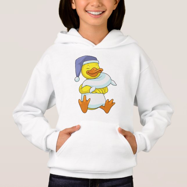 Camiseta Pato a dormir com o Nightcap (Frente)
