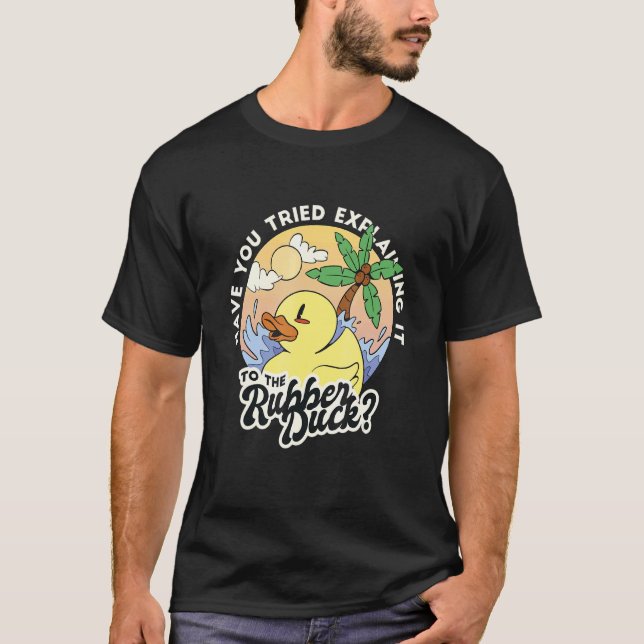 Camiseta Pato Amarelo Duckie Duckie (Frente)