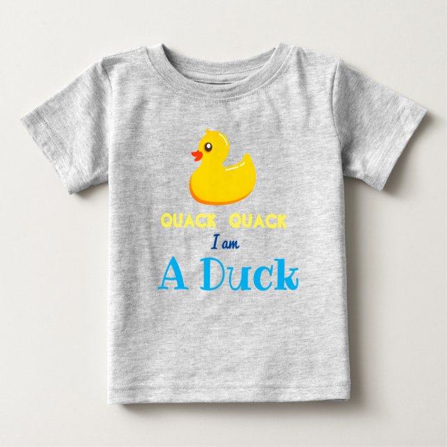 Camiseta Pato amarelo - Quack (Frente)