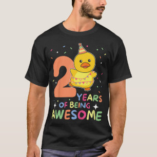 Camiseta Pato aniversário de criança Para Crianças De Dois