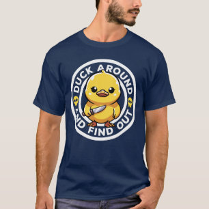 Camiseta Pato Ao Redor E Descobrir Que Eu Amo Amante De Pat
