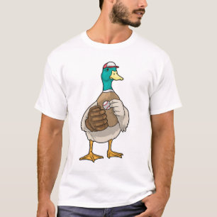 Camiseta Pato Beisebol Luvas de beisebol Esportes