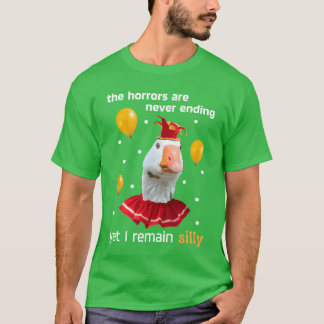 Camiseta Pato BoboOs Horrores Nunca Terminam Mesmo Eu sendo