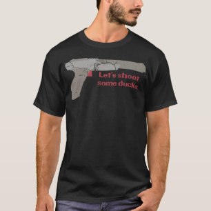 Camiseta Pato Caça, raça de laboratório 