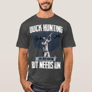 Camiseta Pato Caçador De Patos Caçando Como Caça De Veados 