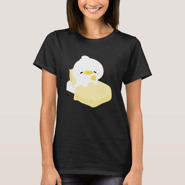 Camiseta Pato Cansado Fofo (Frente)