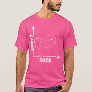 Camiseta Pato Coelho Ilusão Óptica Wittgenstein Loucura F