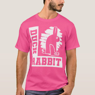Camiseta Pato Coelho Wittgenstein Filósofo Ilusão Óptica