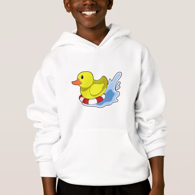 Camiseta Pato com anel de Natação em água.PNG (Frente)
