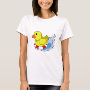 Camiseta Pato com bóia na água.PNG