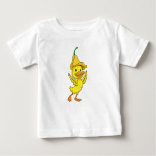 Camiseta Pato com Boné amarelo