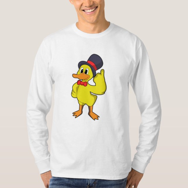 Camiseta Pato com chapéu (Frente)