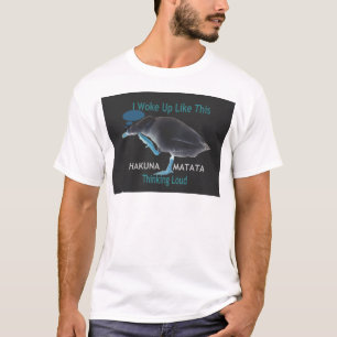 Camiseta Pato com eu acordei como este texto do & Hakuna Ma