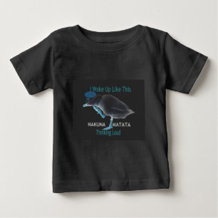 Camiseta Pato com eu acordei como este texto do & Hakuna Ma