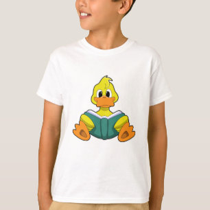 Camiseta Pato com Livro