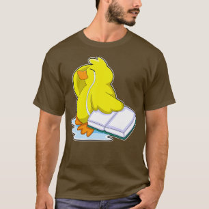 Camiseta Pato com Livro