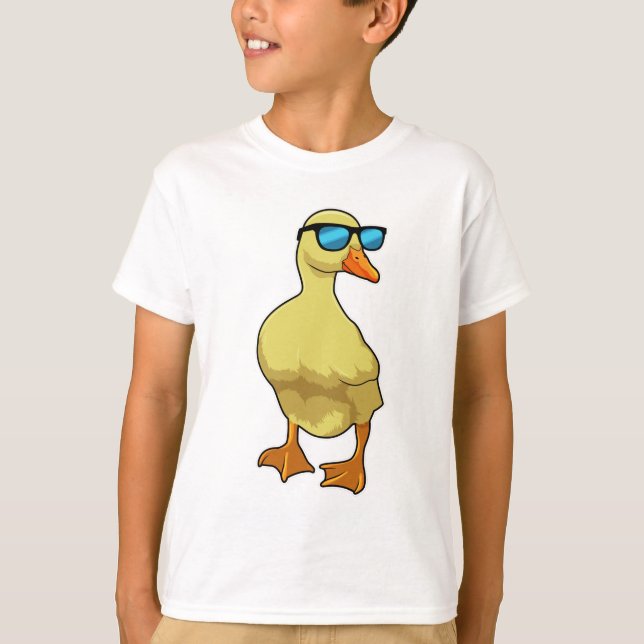 Camiseta Pato com óculos de sol (Frente)