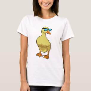 Camiseta Pato com óculos de sol