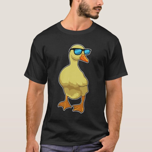 Camiseta Pato com óculos de sol (Frente)