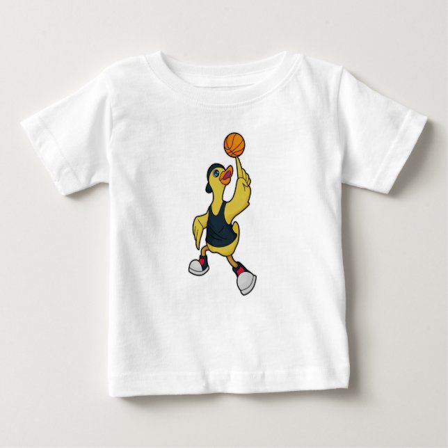 Camiseta Pato como jogador de basquetebol (Frente)